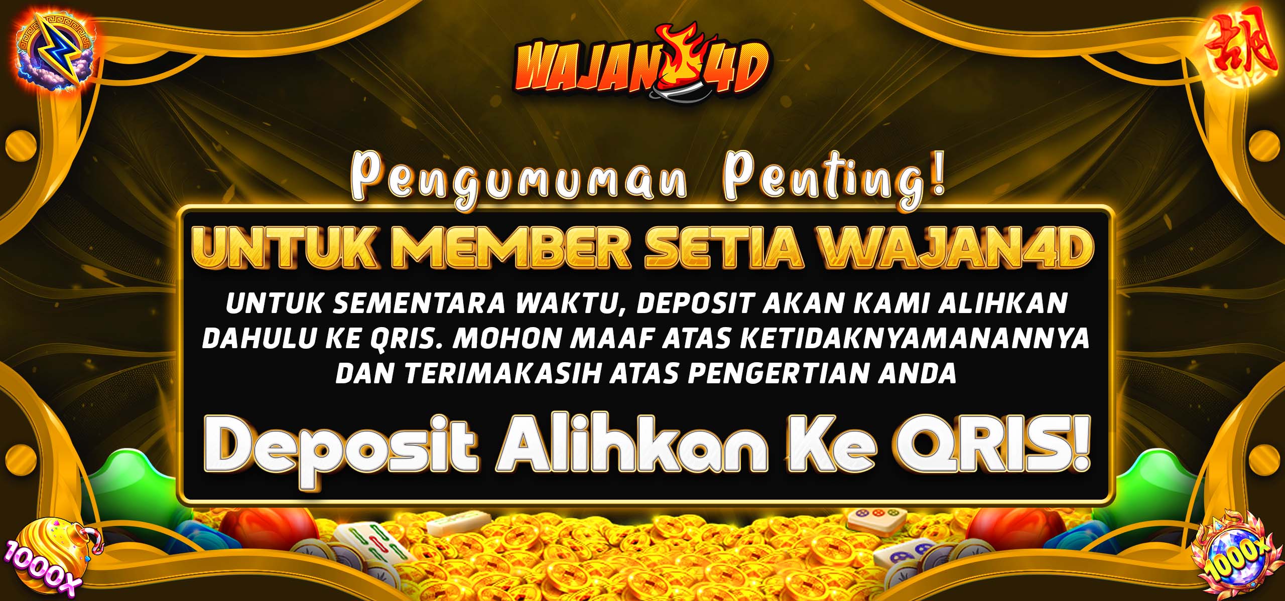 WAJAN4D - DEPOSIT CEPAT QRIS 1 DETIK !
